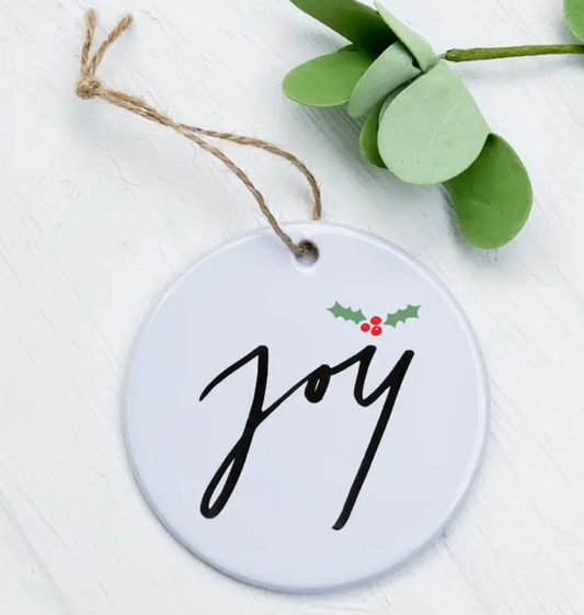 Joy Ornament